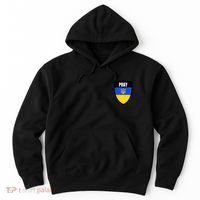 Pray Tactical Support Ukrainian Flag Shield I Stand With Ukraine Military Hoodie thumb 0