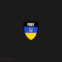 Pray Tactical Support Ukrainian Flag Shield I Stand With Ukraine Military Sweatshirt thumb 3