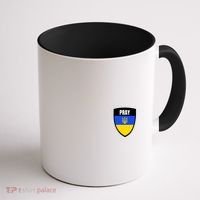 Pray Tactical Support Ukrainian Flag Shield I Stand With Ukraine Military Coffee Mug thumb 1