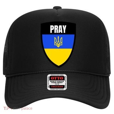 Pray Tactical Support Ukrainian Flag Shield I Stand With Ukraine Military Hat