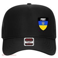 Pray Tactical Support Ukrainian Flag Shield I Stand With Ukraine Military Hat thumb 0