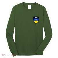 Pray Tactical Support Ukrainian Flag Shield I Stand With Ukraine Military Long Sleeve Shirt thumb 0