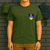 Pray Tactical Support Ukrainian Flag Shield I Stand With Ukraine Military T-Shirt thumb 6
