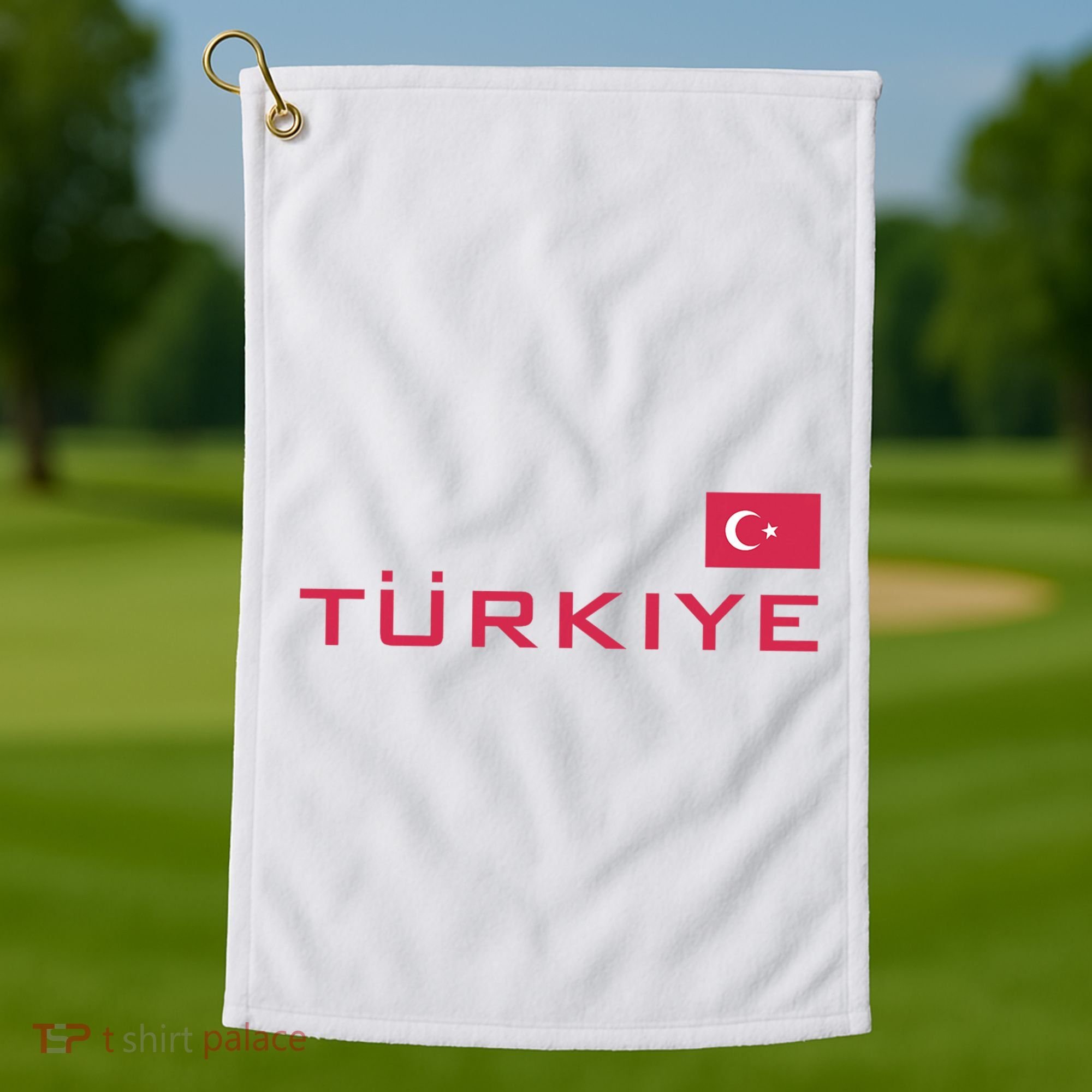 Proud Turkish Shooting Team Sport Turkiye Shooting Golf Towel