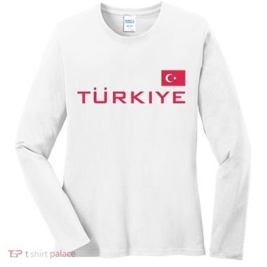Proud Turkish Shooting Team Sport Turkiye Shooting Women's Long Sleeve Shirt