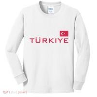 Proud Turkish Shooting Team Sport Turkiye Shooting Kids Long Sleeve Shirt thumb 0