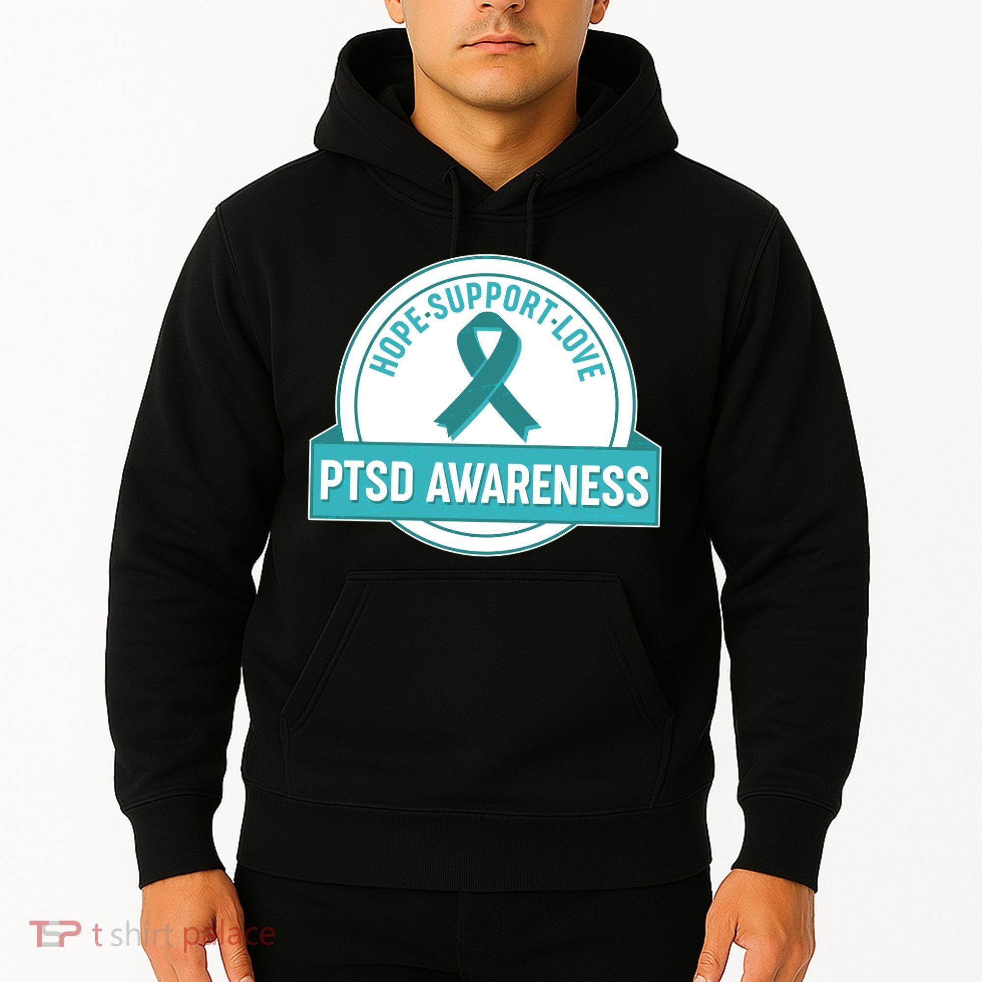 PTSD Awareness Hope Support Love Hoodie