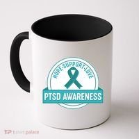 PTSD Awareness Hope Support Love Coffee Mug thumb 0