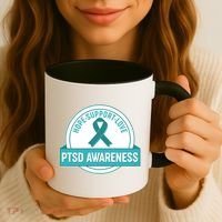 PTSD Awareness Hope Support Love Coffee Mug thumb 3