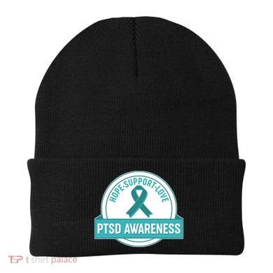 PTSD Awareness Hope Support Love Beanie