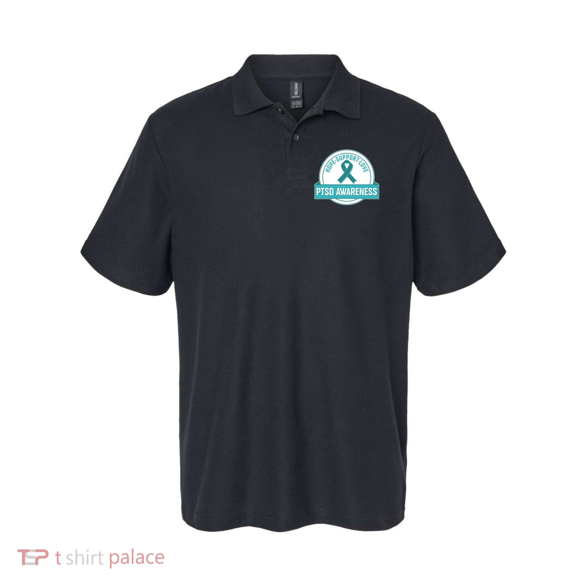 PTSD Awareness Hope Support Love Polo