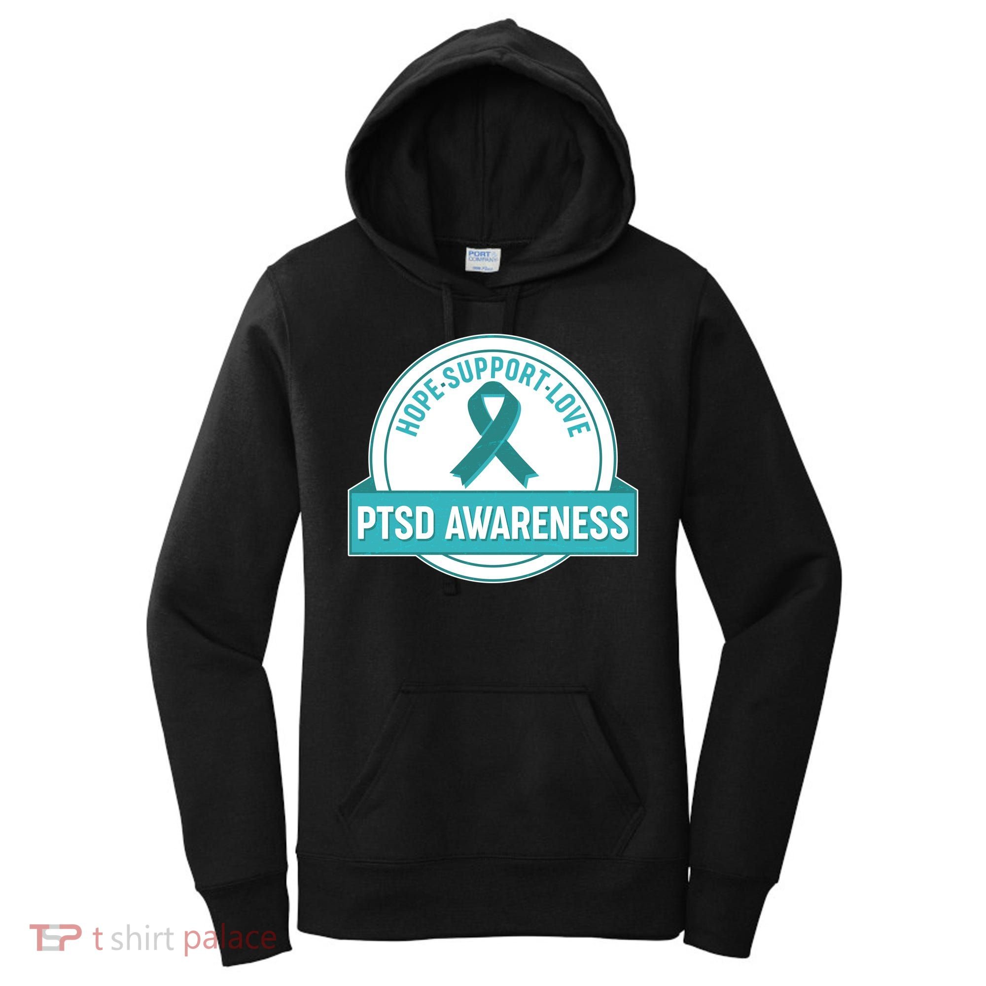 PTSD Awareness Hope Support Love Women's Hoodie