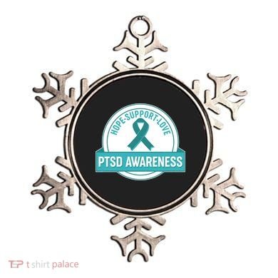 PTSD Awareness Hope Support Love Ornament