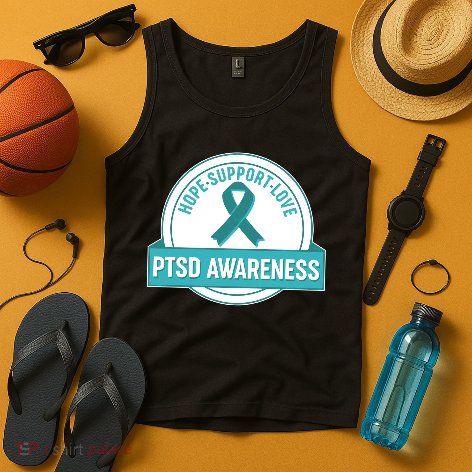 PTSD Awareness Hope Support Love Tank Top
