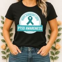 PTSD Awareness Hope Support Love Women's T-Shirt thumb 2