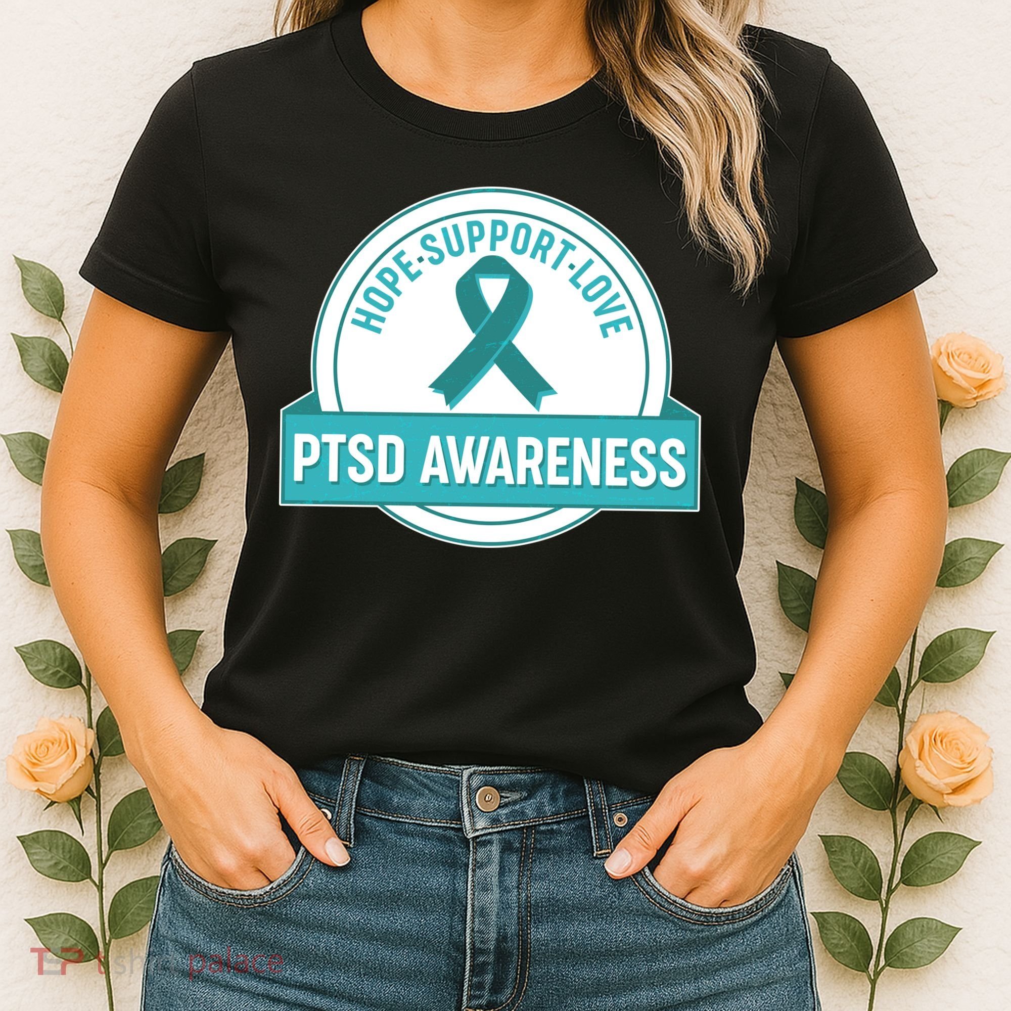 PTSD Awareness Hope Support Love Women's T-Shirt