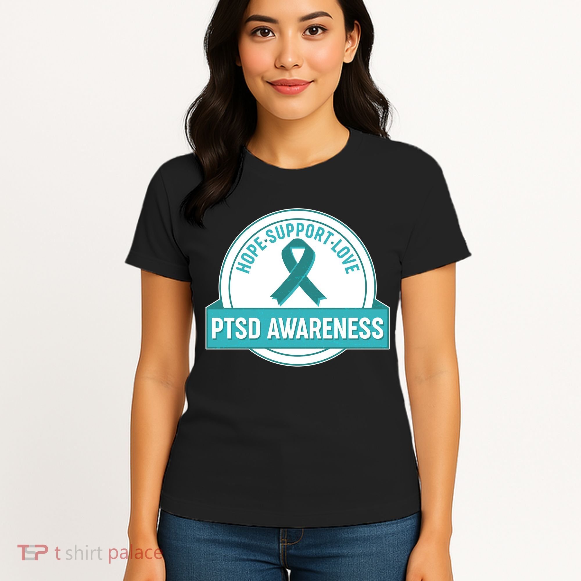 PTSD Awareness Hope Support Love Women's T-Shirt