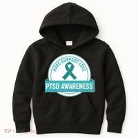 PTSD Awareness Hope Support Love Kids Hoodie thumb 0
