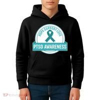 PTSD Awareness Hope Support Love Kids Hoodie thumb 4