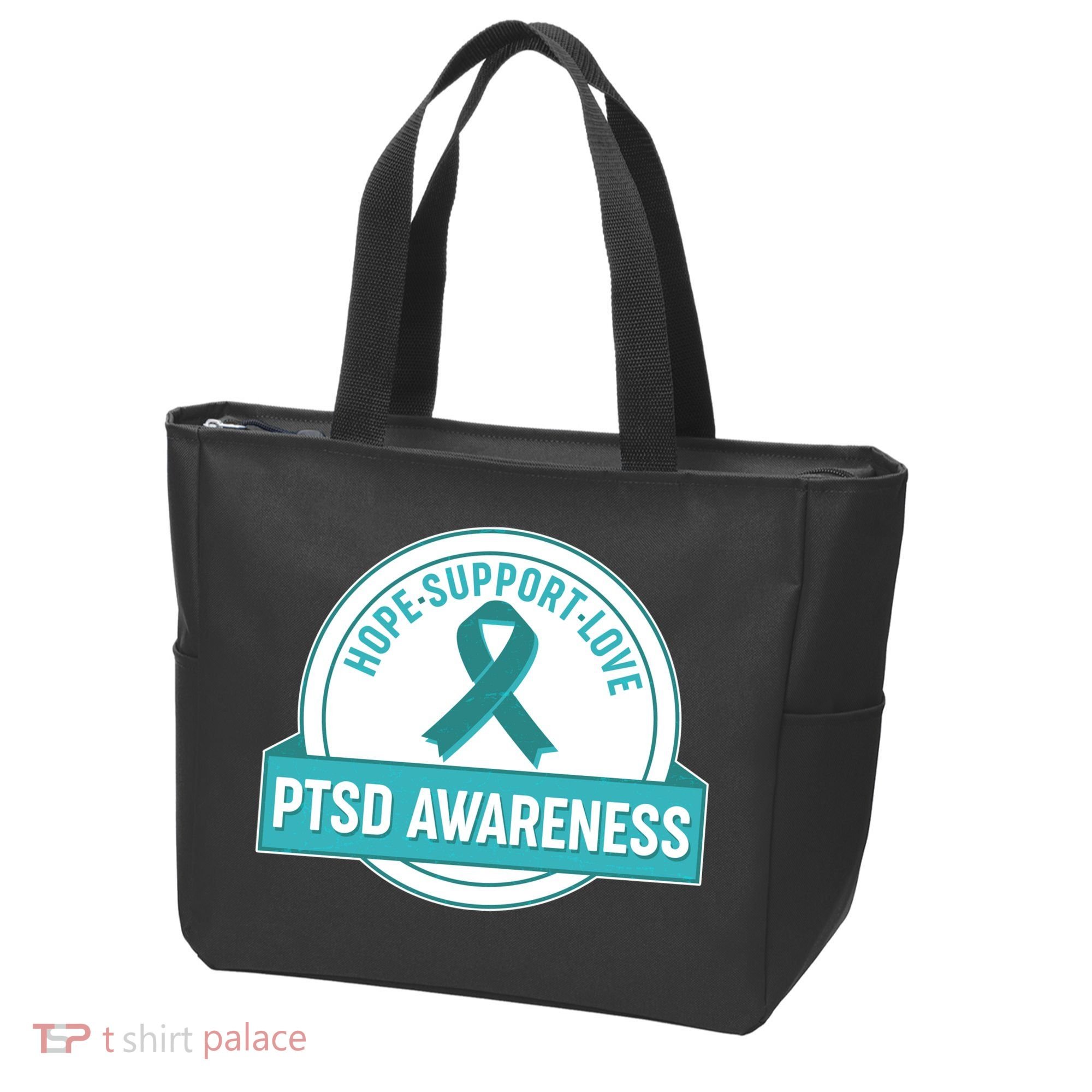 PTSD Awareness Hope Support Love Tote Bag