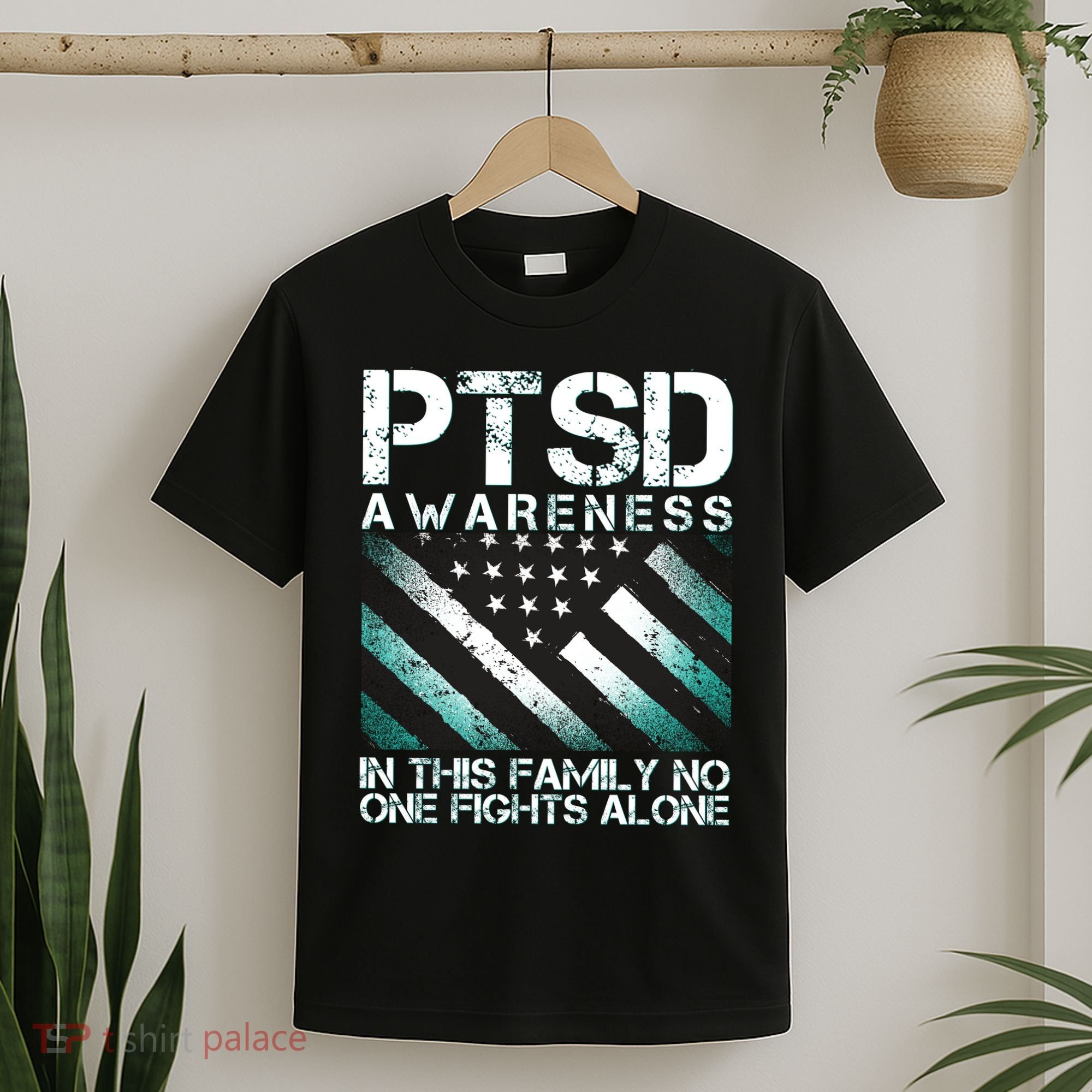 PTSD Awareness In This Family No One Fights Alone T-Shirt