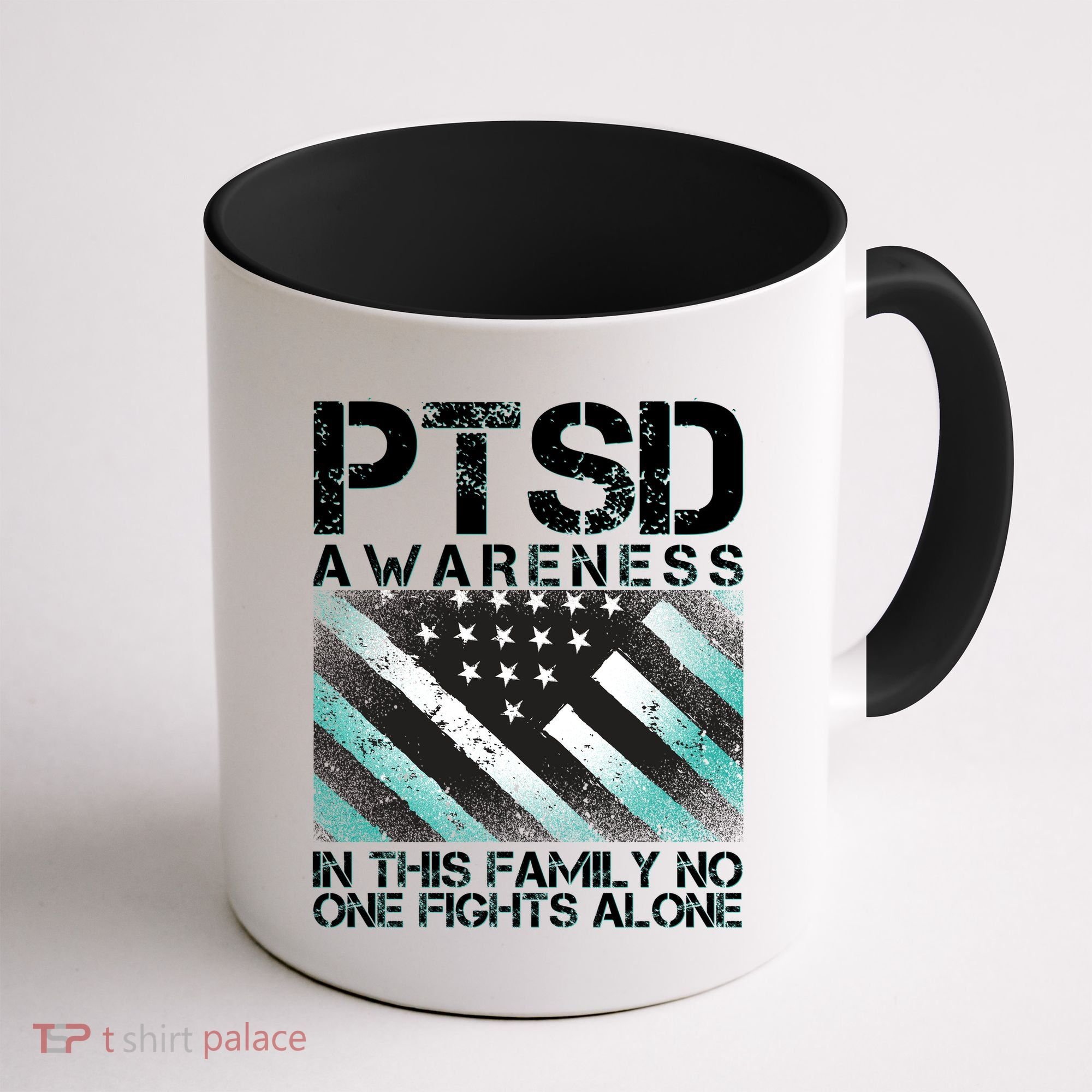 PTSD Awareness In This Family No One Fights Alone Coffee Mug