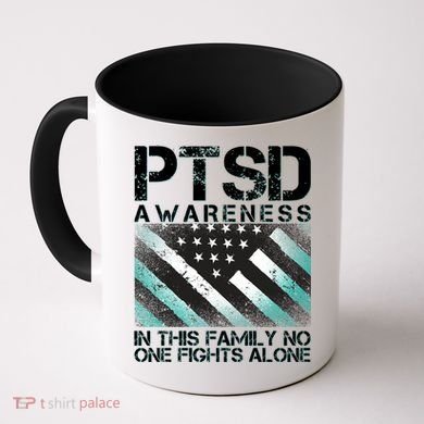 PTSD Awareness In This Family No One Fights Alone Coffee Mug