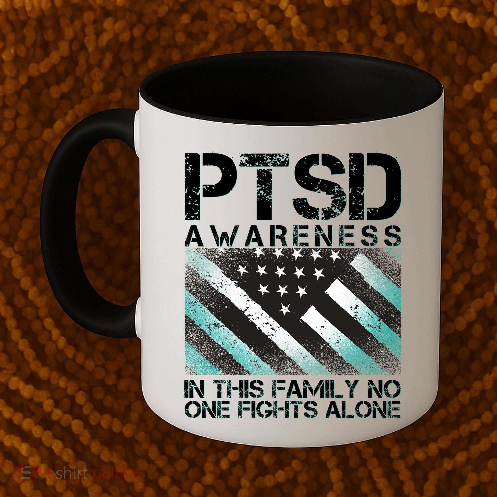 PTSD Awareness In This Family No One Fights Alone Coffee Mug
