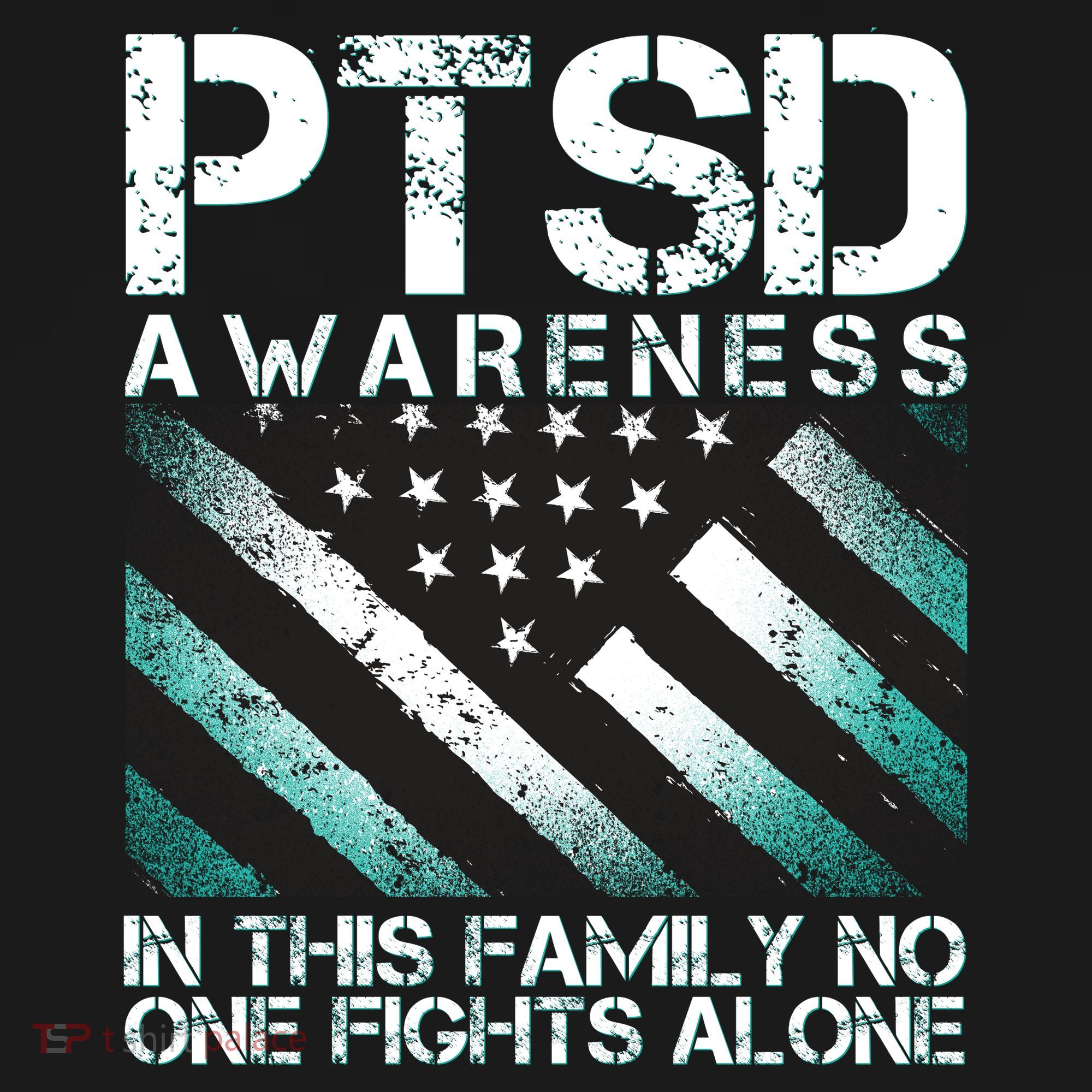 PTSD Awareness In This Family No One Fights Alone Women's Hoodie