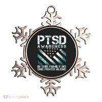 PTSD Awareness In This Family No One Fights Alone Ornament thumb 0