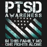 PTSD Awareness In This Family No One Fights Alone Ornament thumb 1