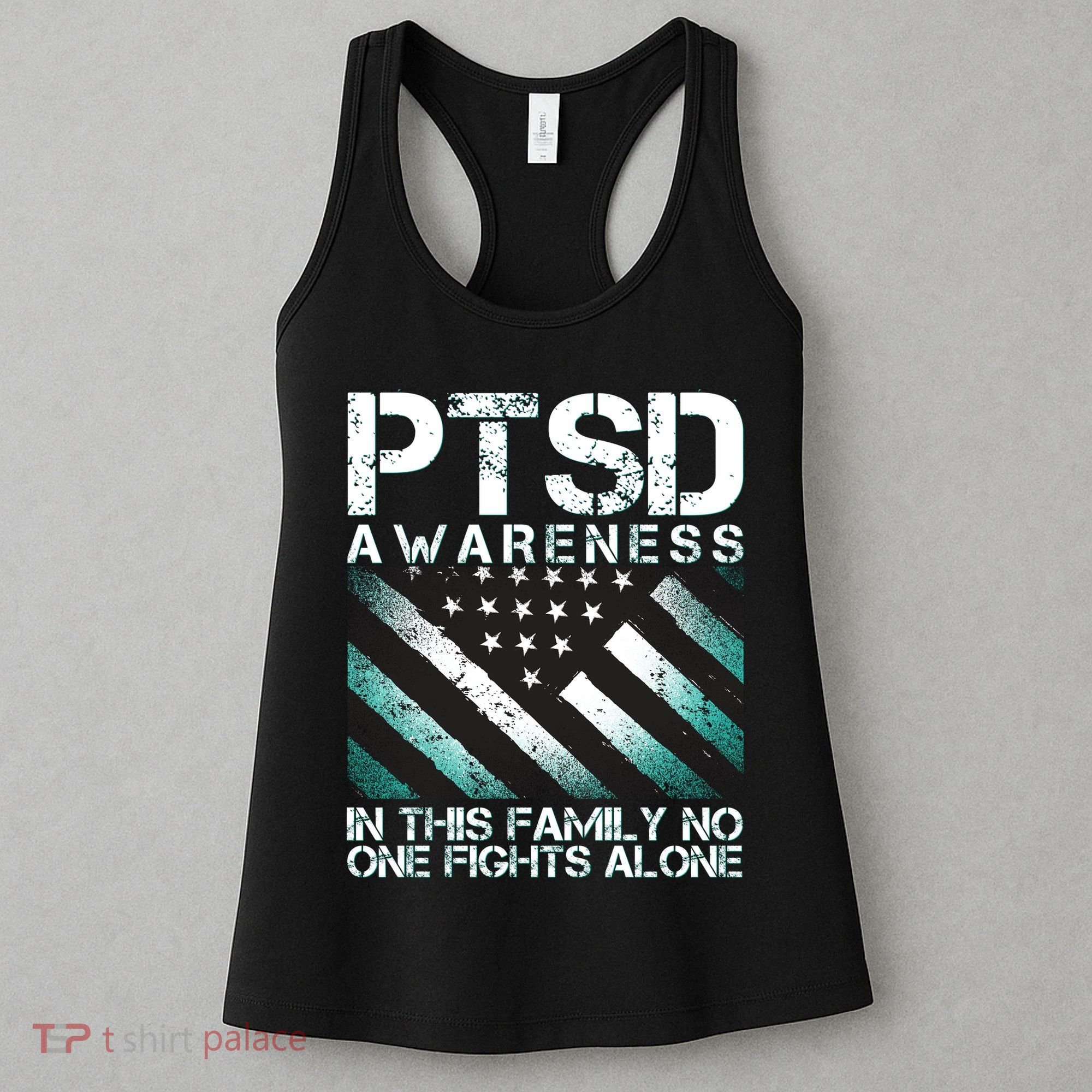 PTSD Awareness In This Family No One Fights Alone Women's Tank Top