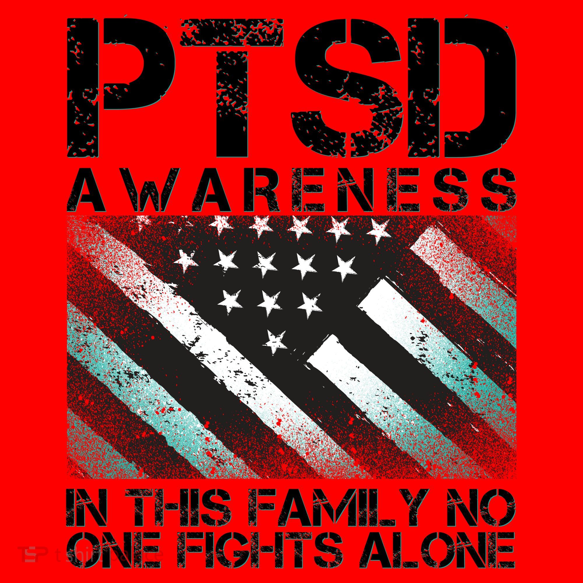 PTSD Awareness In This Family No One Fights Alone Santa Hat