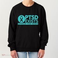 PTSD Exists Spread The News Women's Sweatshirt thumb 0