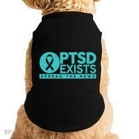 PTSD Exists Spread The News Doggie Tank thumb 0