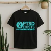 PTSD Exists Spread The News T-Shirt thumb 2