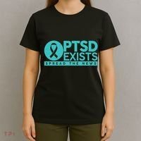 PTSD Exists Spread The News T-Shirt thumb 4