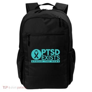 PTSD Exists Spread The News Backpack