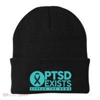 PTSD Exists Spread The News Beanie thumb 0