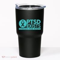 PTSD Exists Spread The News Tumbler thumb 0