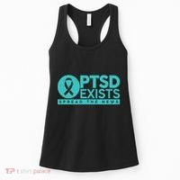 PTSD Exists Spread The News Women's Tank Top thumb 0