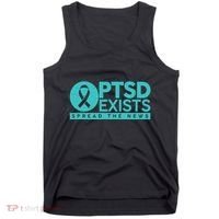 PTSD Exists Spread The News Tank Top thumb 0