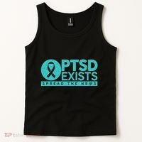 PTSD Exists Spread The News Tank Top thumb 2