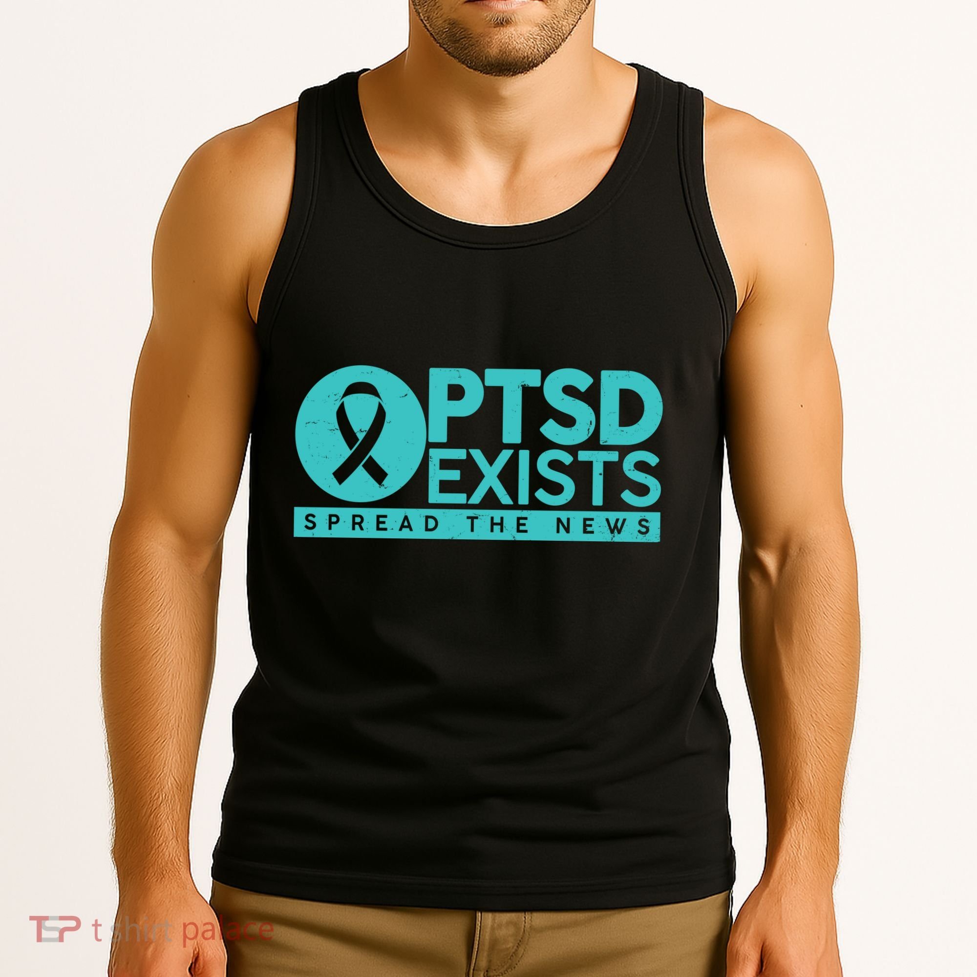 PTSD Exists Spread The News Tank Top