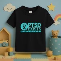 PTSD Exists Spread The News Toddler T-Shirt thumb 3