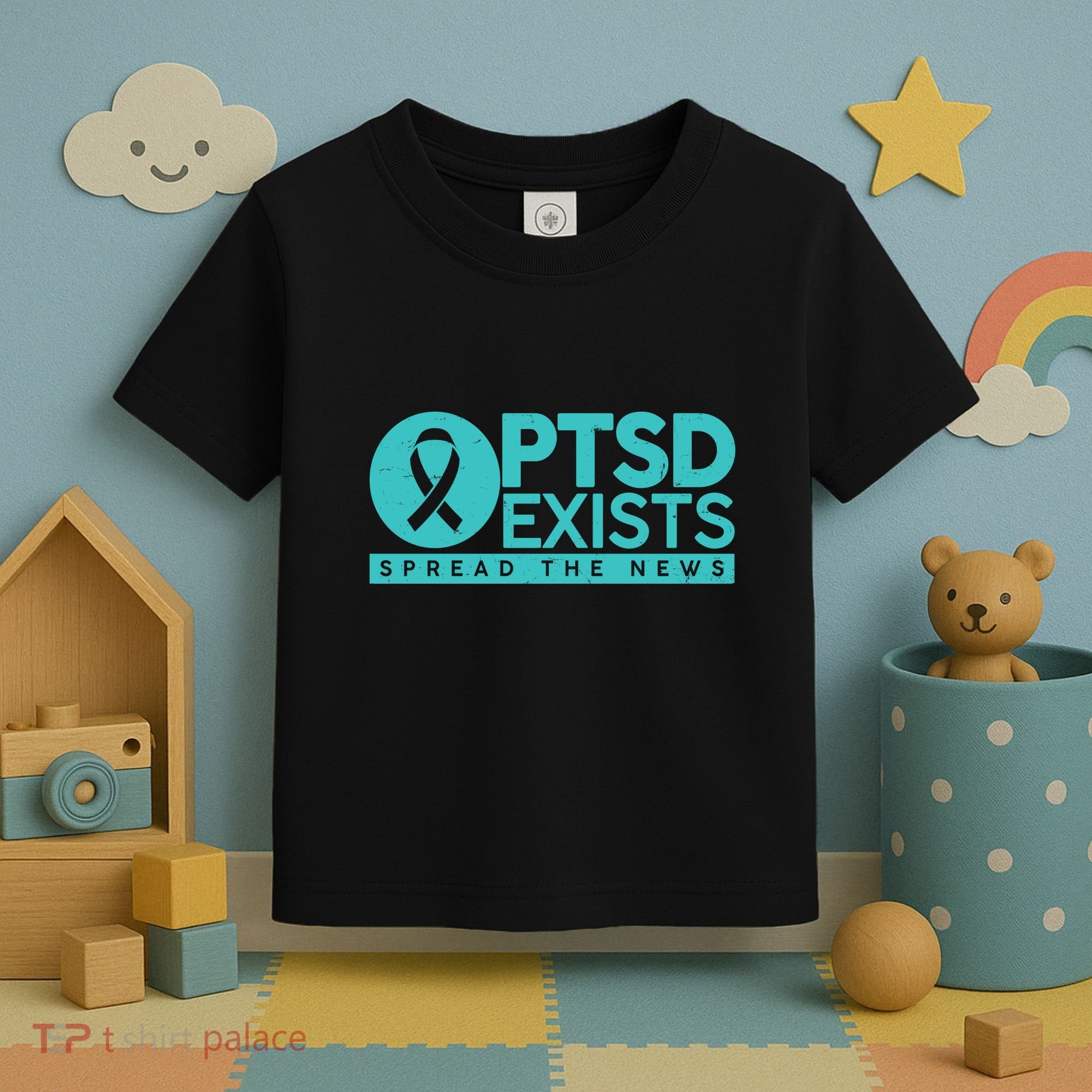 PTSD Exists Spread The News Toddler T-Shirt