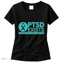 PTSD Exists Spread The News Women's T-Shirt thumb 0