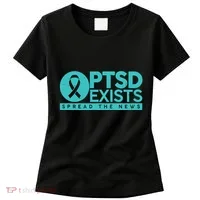 PTSD Exists Spread The News Women's T-Shirt thumb 0