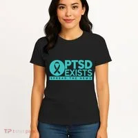 PTSD Exists Spread The News Women's T-Shirt thumb 4