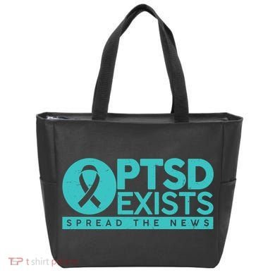 PTSD Exists Spread The News Tote Bag